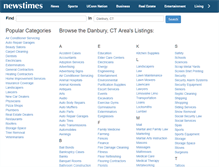 Tablet Screenshot of local.newstimes.com